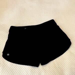 lululemon athletica Women's Classic Black Athletic Shorts